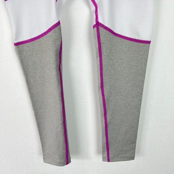 Crewcuts Colorblock Leggings Athletic Athleisure Girl's Size 8 EUC L1242 - Picture 3 of 9